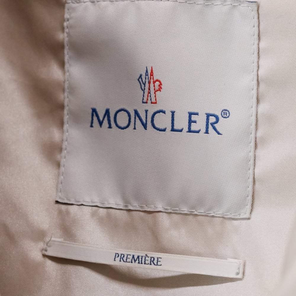 Moncler Champagne Gold Drawstring Ruffle Jacket - Picture 4 of 14
